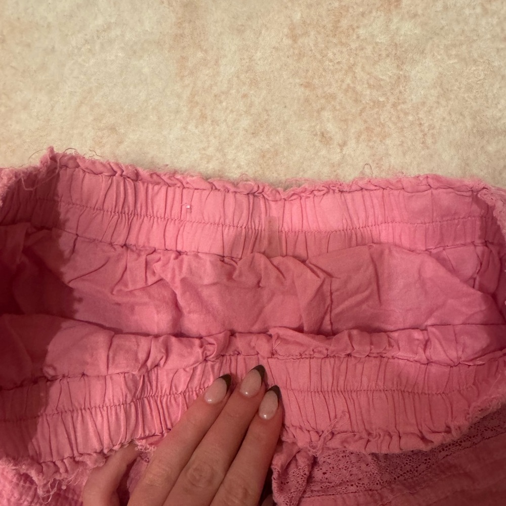 Love Shack Fancy Pink skirt